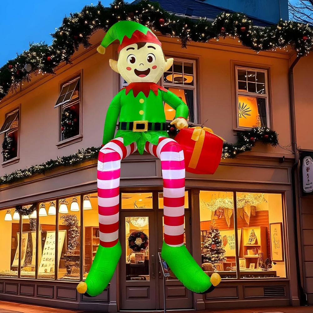 8FT Christmas Inflatables Sitt - Kids Outdoor Garden recensione e prezzo
