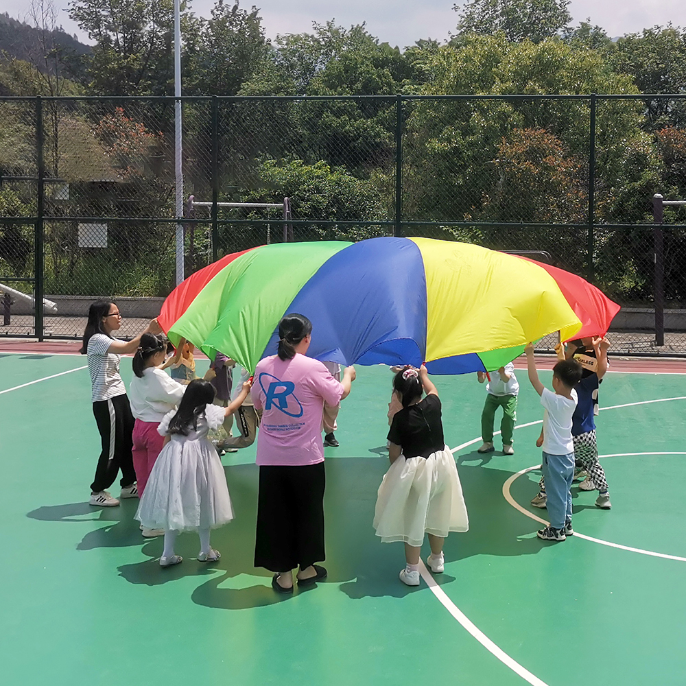 Children Rainbow Parachute Sen - Kids Outdoor Umbrella recensione e prezzo