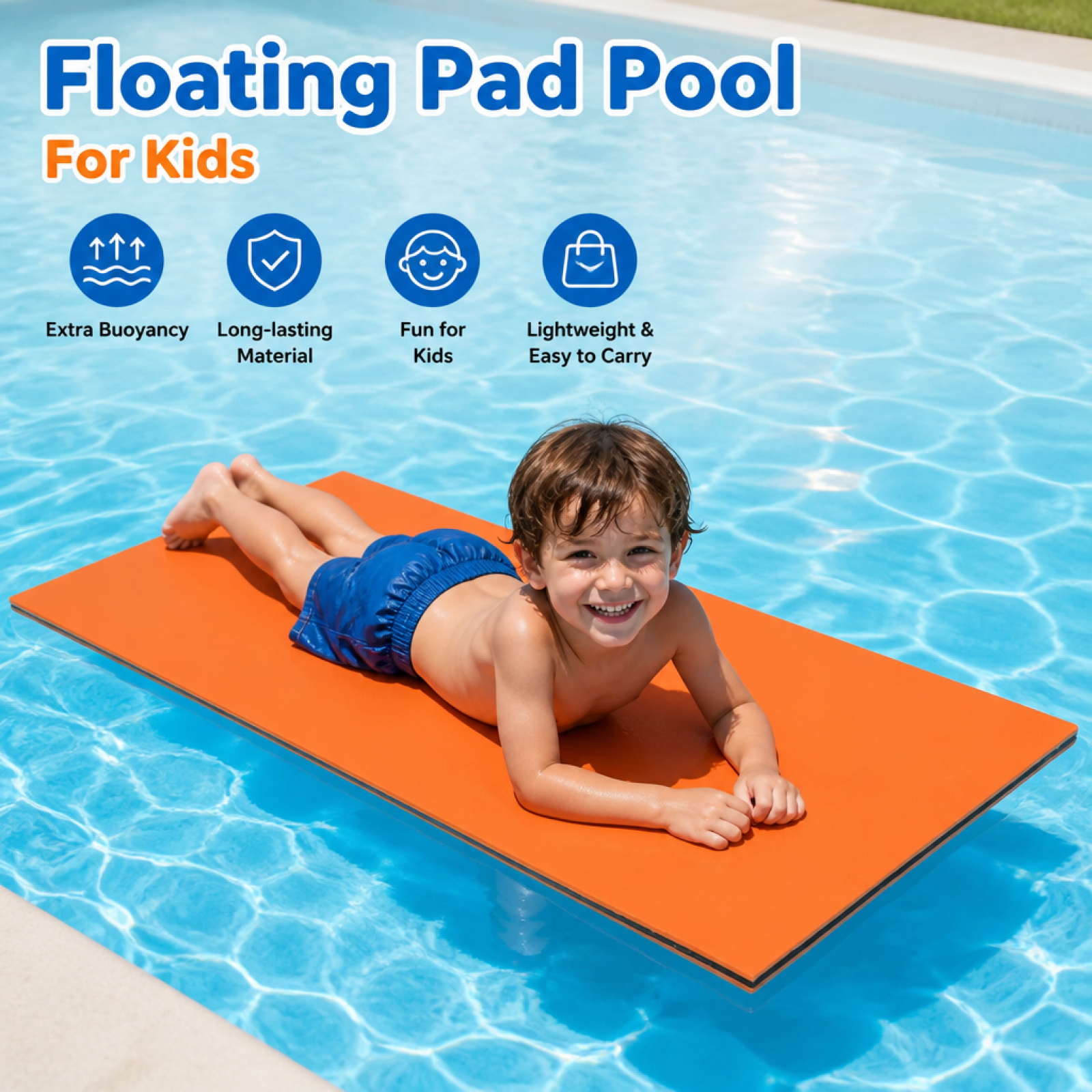 Floating Pad Pool for Kids Sof - Kids Outdoor Loungers recensione e prezzo
