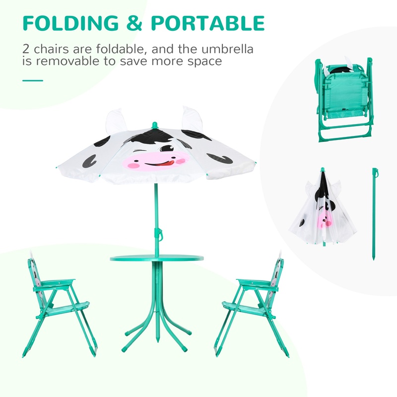 Outdoor Folding Kids Table and - Kids Outdoor Chair And Table recensione e prezzo