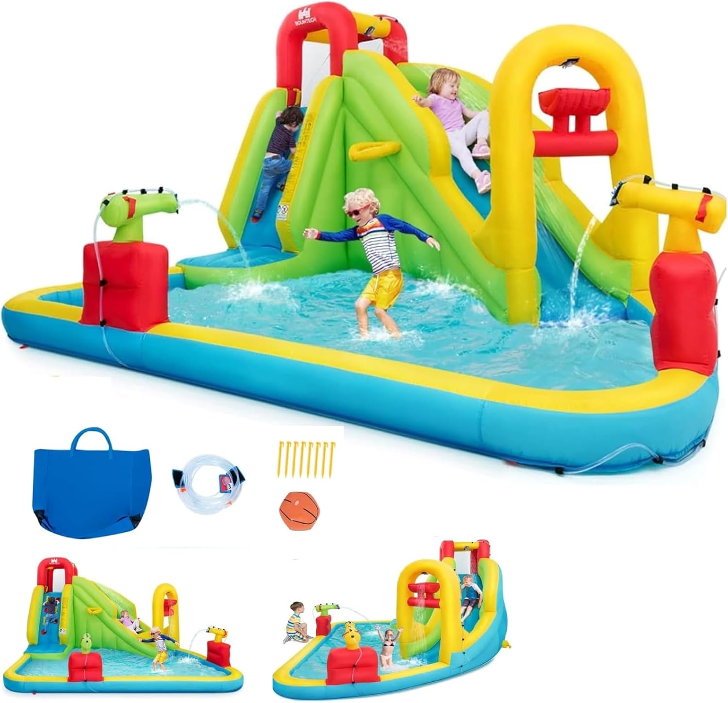 Mega Inflatable Water Park Bou - Kids Outdoor Pool recensione e prezzo