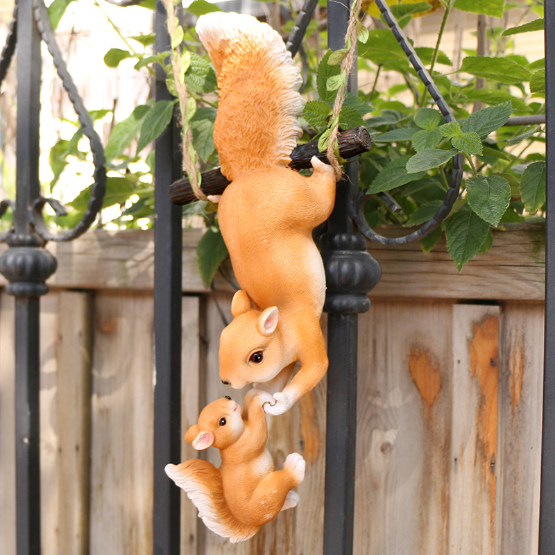 Mother Child Squirrel Resin Ha - Kids Outdoor Swing recensione e prezzo