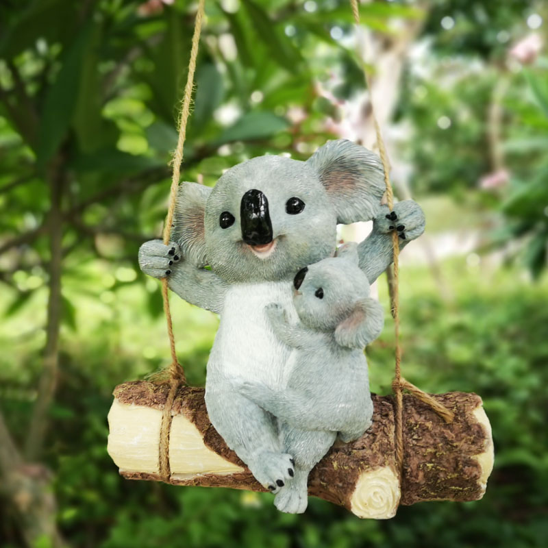 Mother Child Squirrel Resin Ha - Kids Outdoor Swing recensione e prezzo