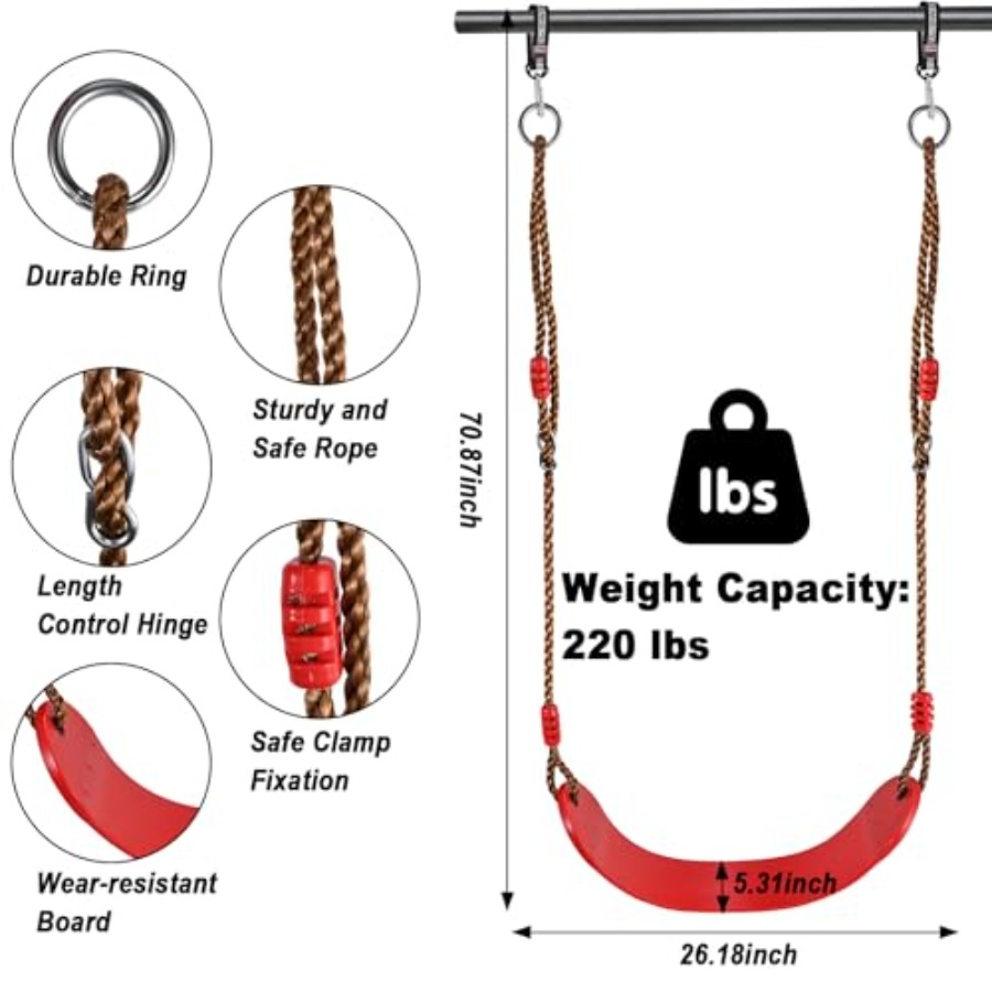 Backyard kids outdoor swing se - Kids Outdoor Monkey Bar Set recensione e prezzo