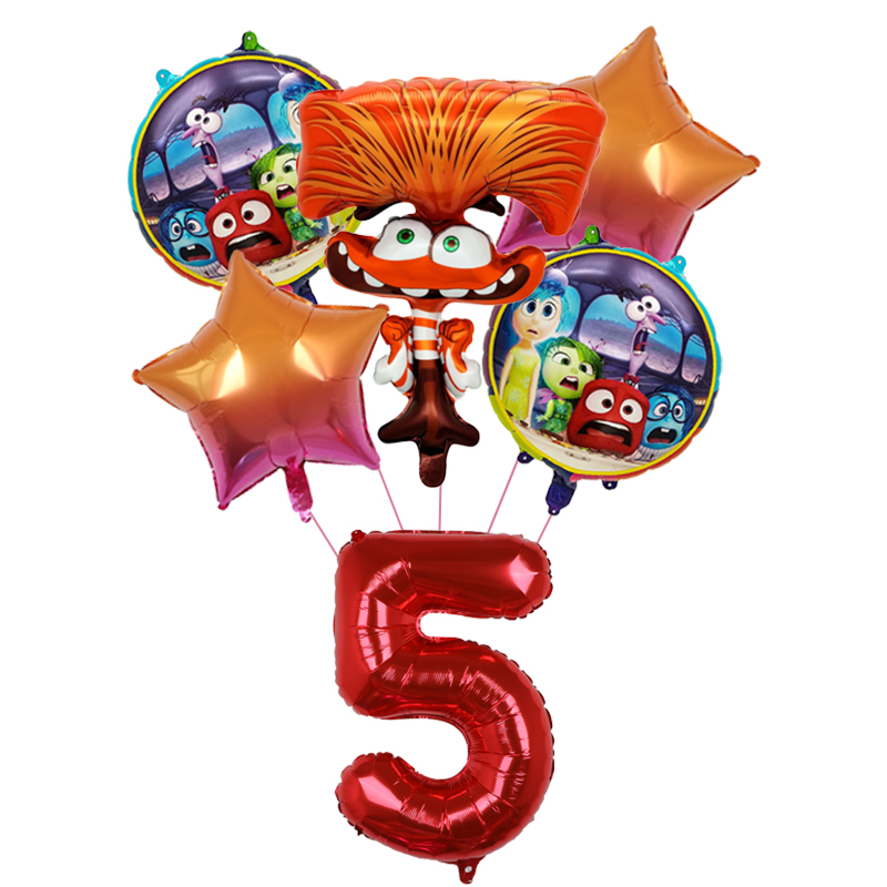 6pcs New Inside Out2 Balloons  - Kids Outdoor Easter Toys recensione e prezzo
