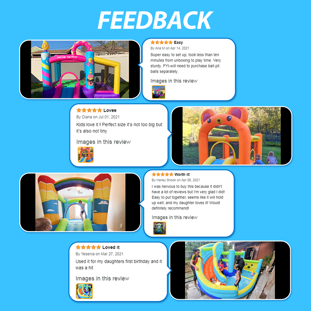 Custom Outdoor Inflatable Boun - Kids Outdoor Jump House recensione e prezzo
