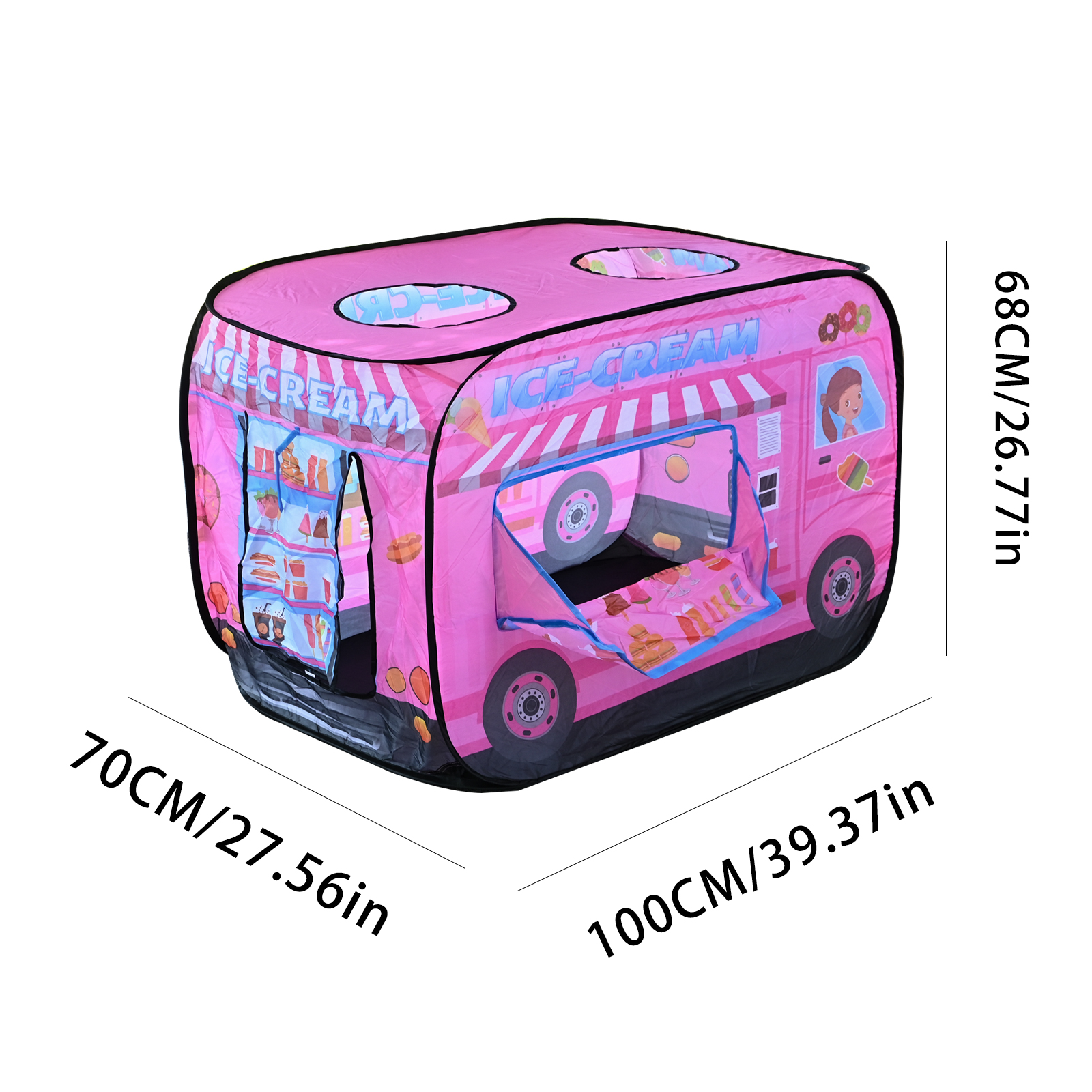 Pink Ice Cream Desserts, Car G - Kids Outdoor Cubby House recensione e prezzo