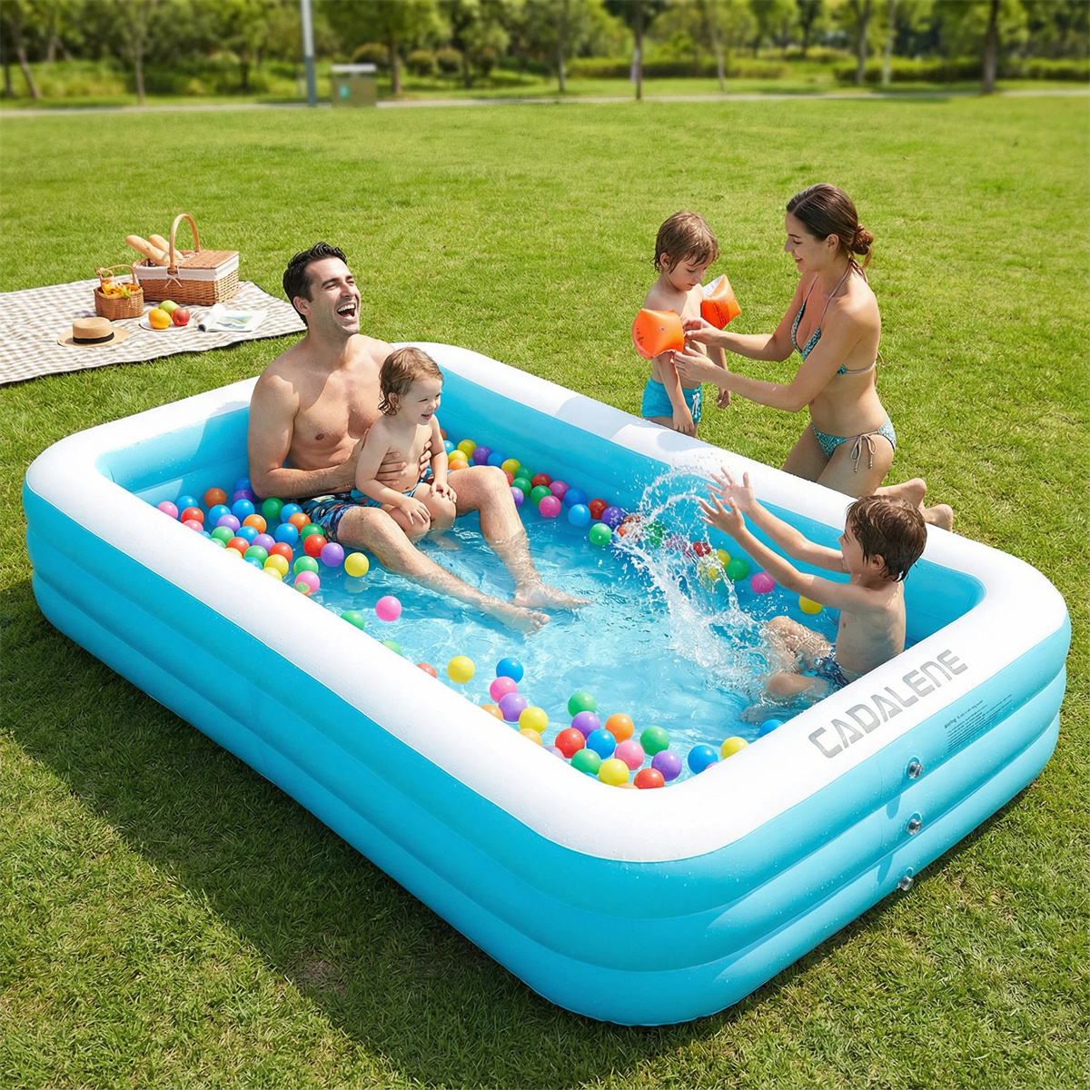 Inflatable swimming Pool for K - Kids Outdoor Garden recensione e prezzo