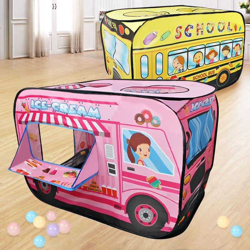 Children'S Indoor Ice Cream Ca - Kids Outdoor Cubby House recensione e prezzo