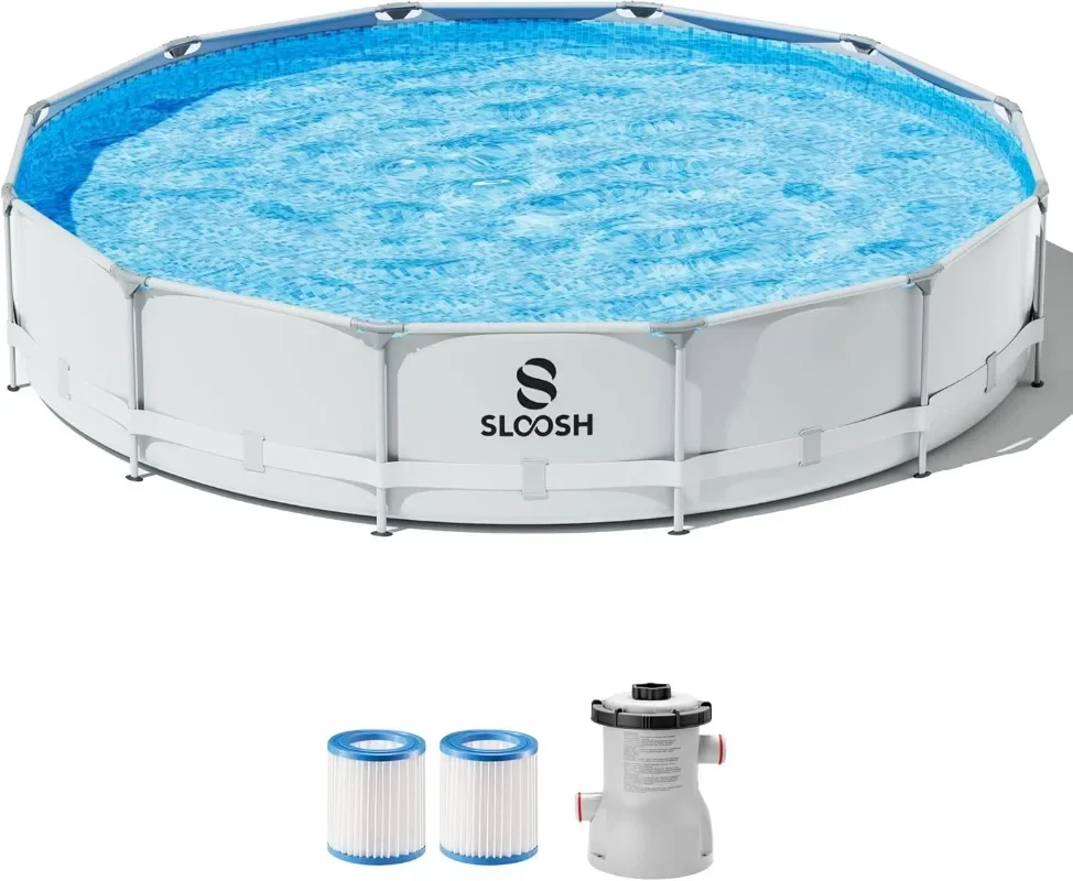 SLOOSH Round Above Ground Pool - Kids Outdoor Pool recensione e prezzo