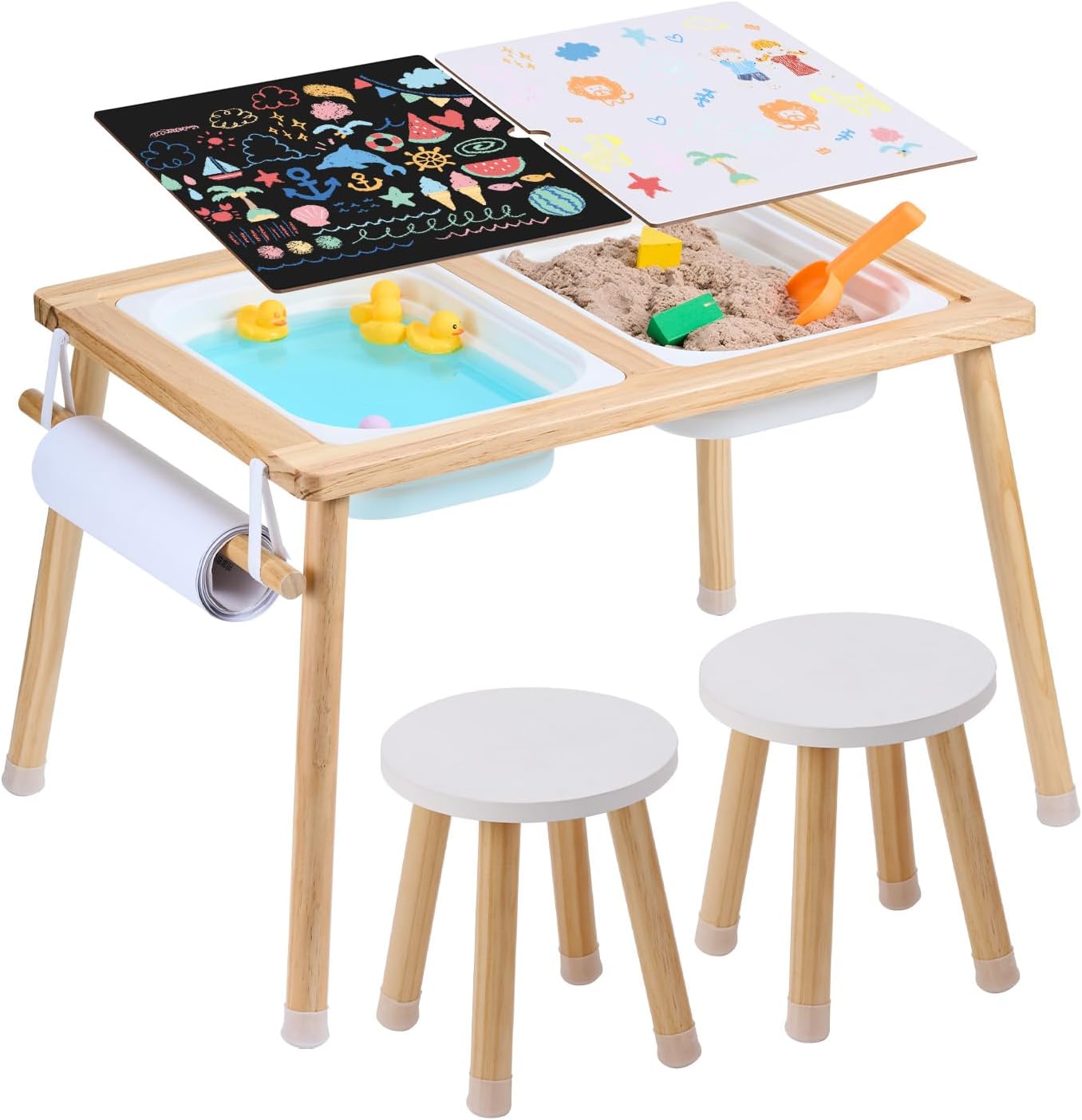 Kids Sensory Table & 2 Chairs  - Kids Outdoor Chair And Table recensione e prezzo