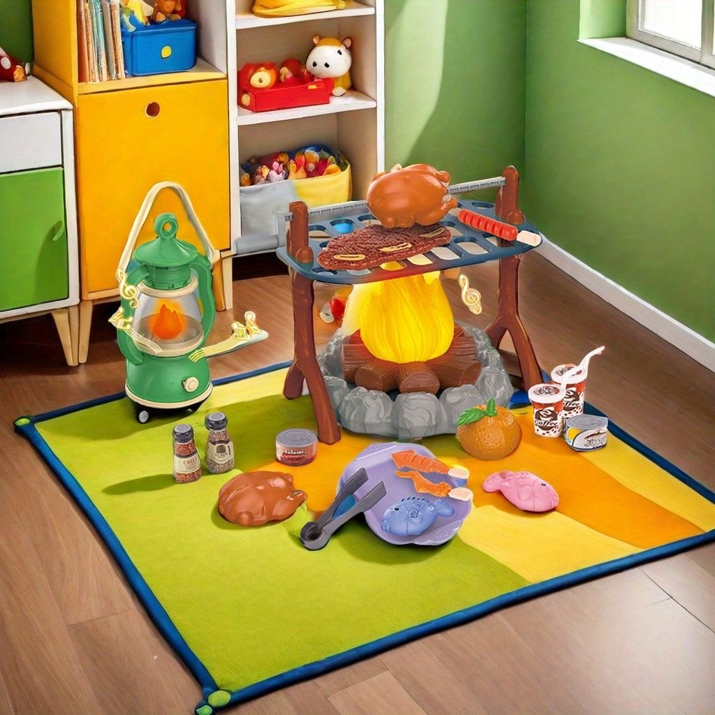 Kids Camping Play Set with LED - Kids Outdoor Grill Set recensione e prezzo