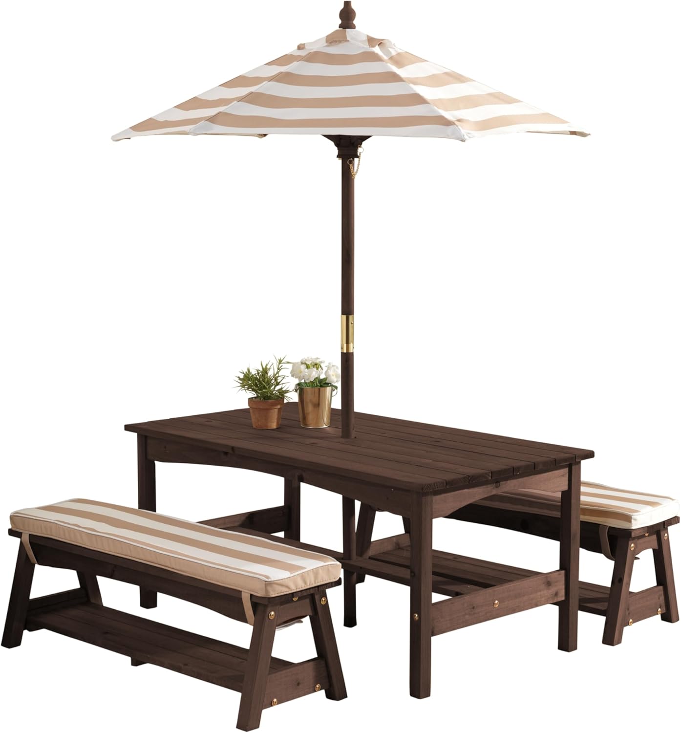 Outdoor Wooden Table & Bench S - Kids Outdoor Umbrella recensione e prezzo