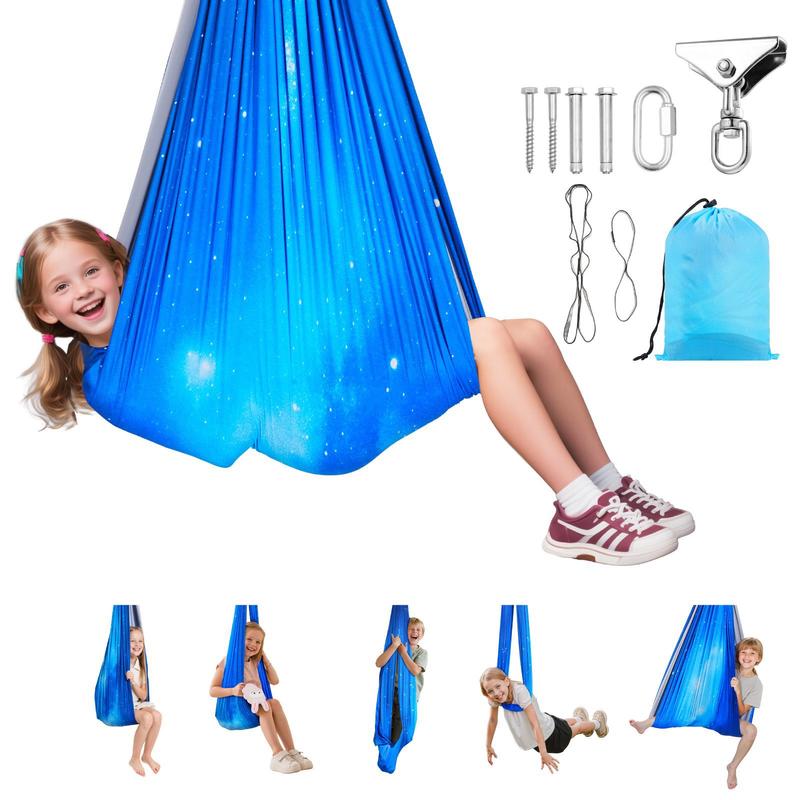 Sensory Swing, Double-Layer Fa - Kids Outdoor Swing recensione e prezzo