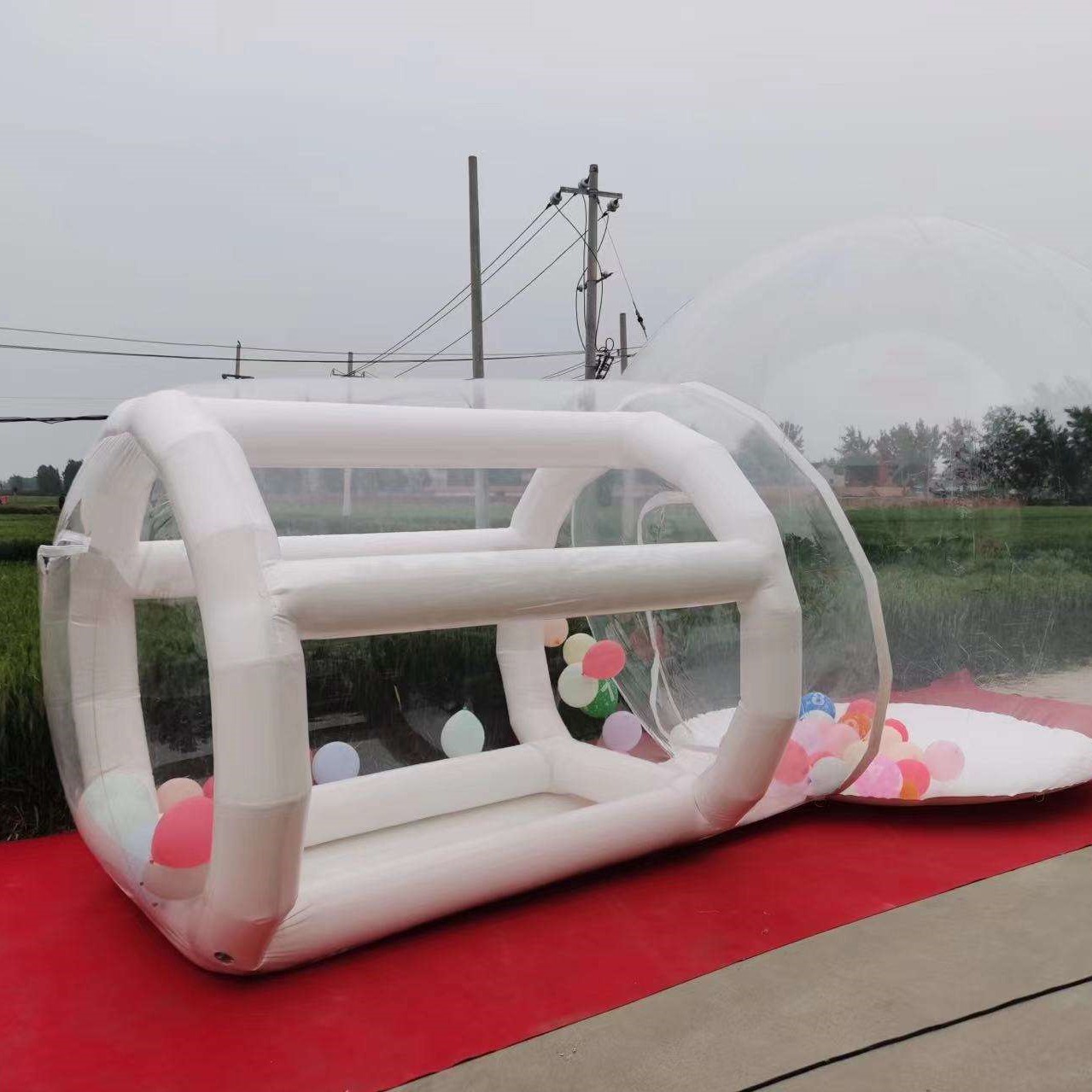 Outdoor  White PVC Inflatable  - Kids Outdoor Jump House recensione e prezzo