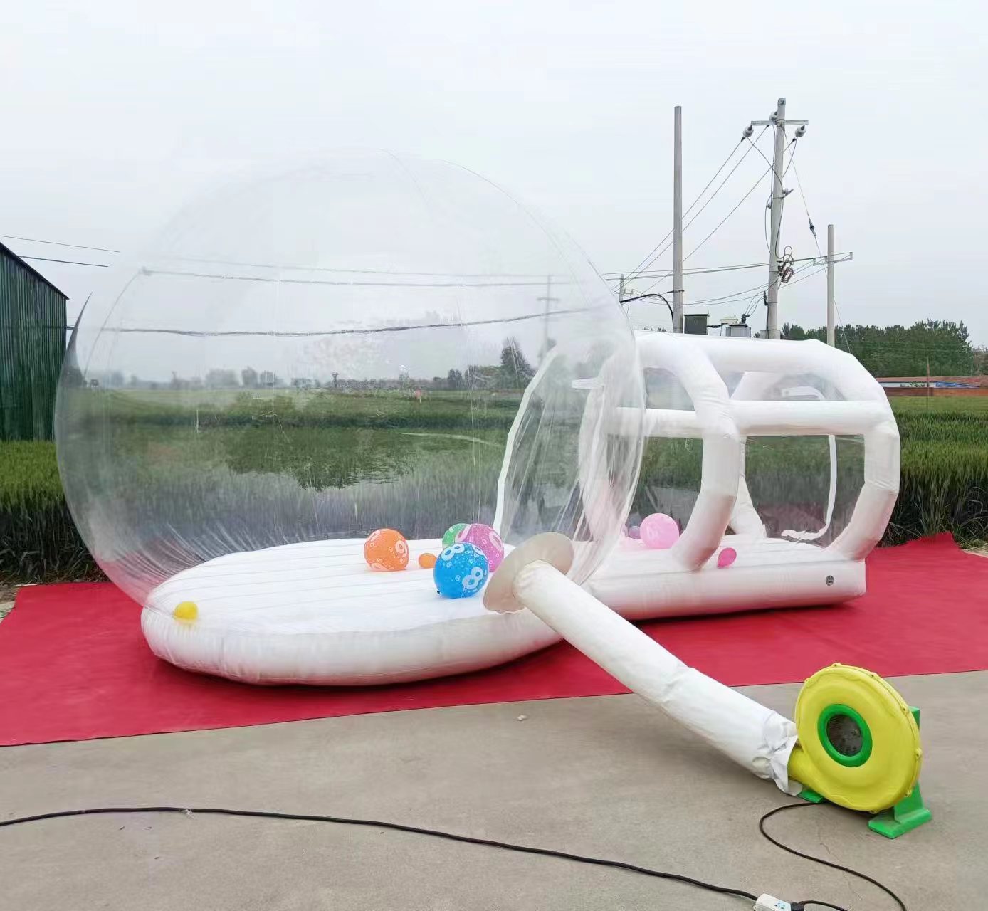 Outdoor  White PVC Inflatable  - Kids Outdoor Jump House recensione e prezzo