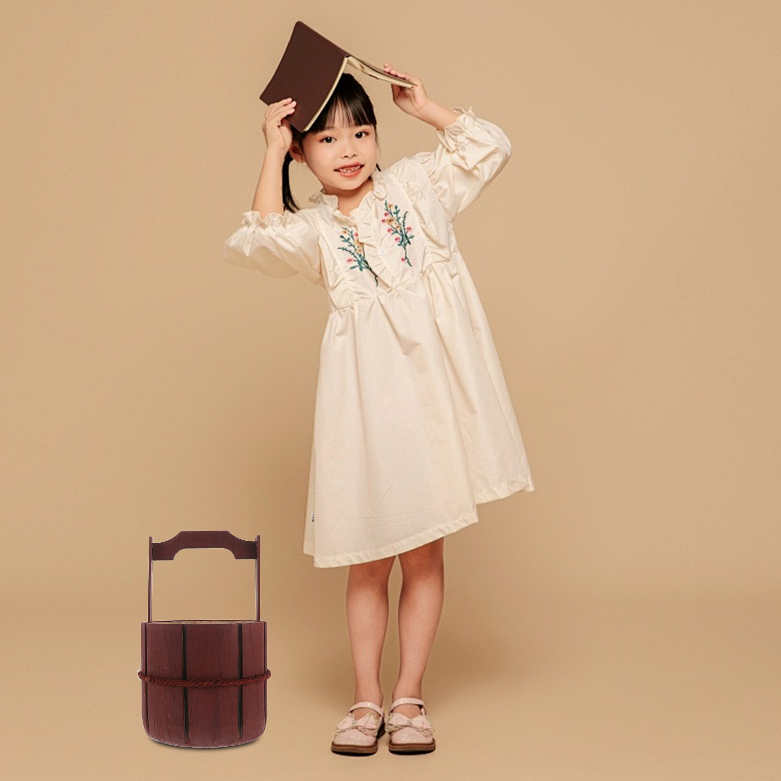 Wooden Bucket Dance Prop for C - Kids Outdoor Garden recensione e prezzo
