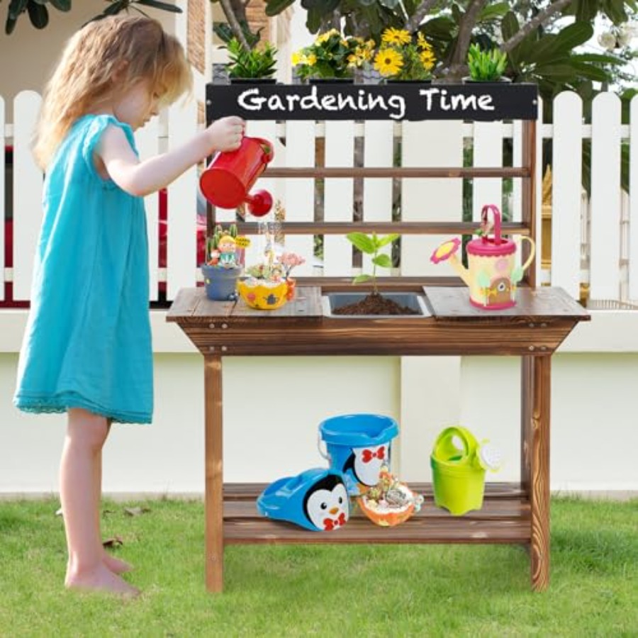 Outdoor kids potting bench for - Kids Outdoor Garden recensione e prezzo