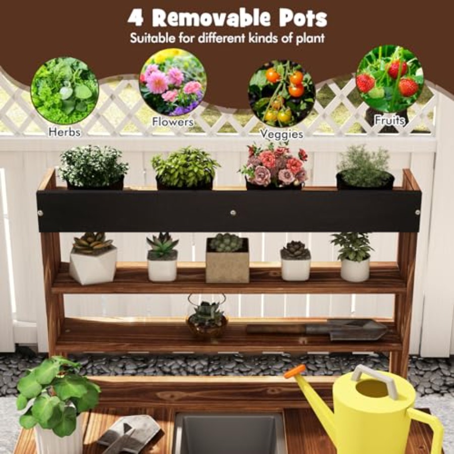 Outdoor kids potting bench for - Kids Outdoor Garden recensione e prezzo