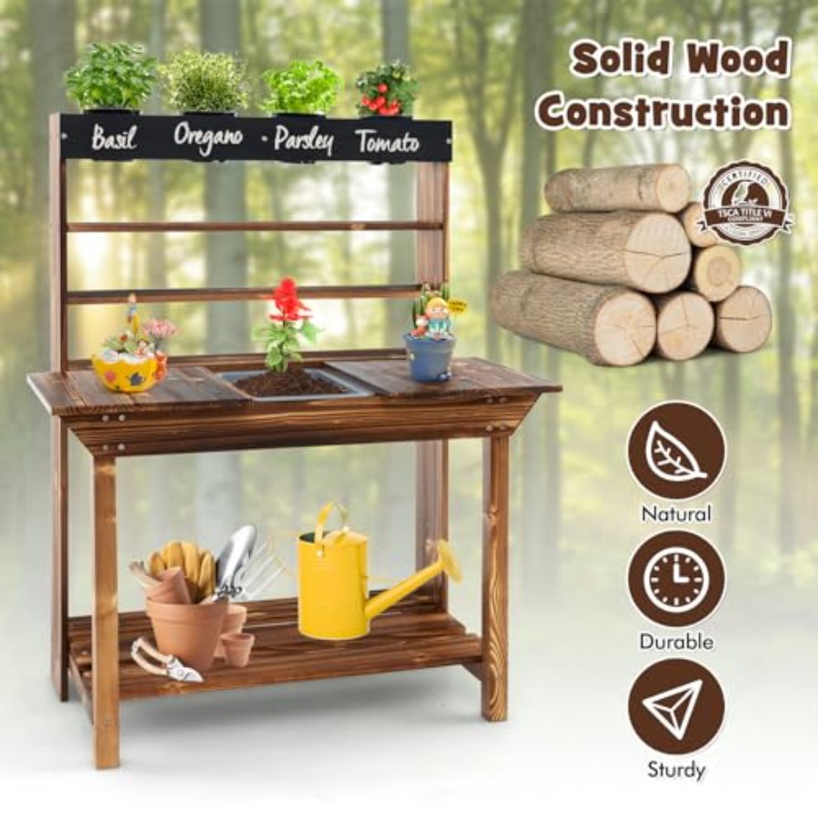 Outdoor kids potting bench for - Kids Outdoor Garden recensione e prezzo