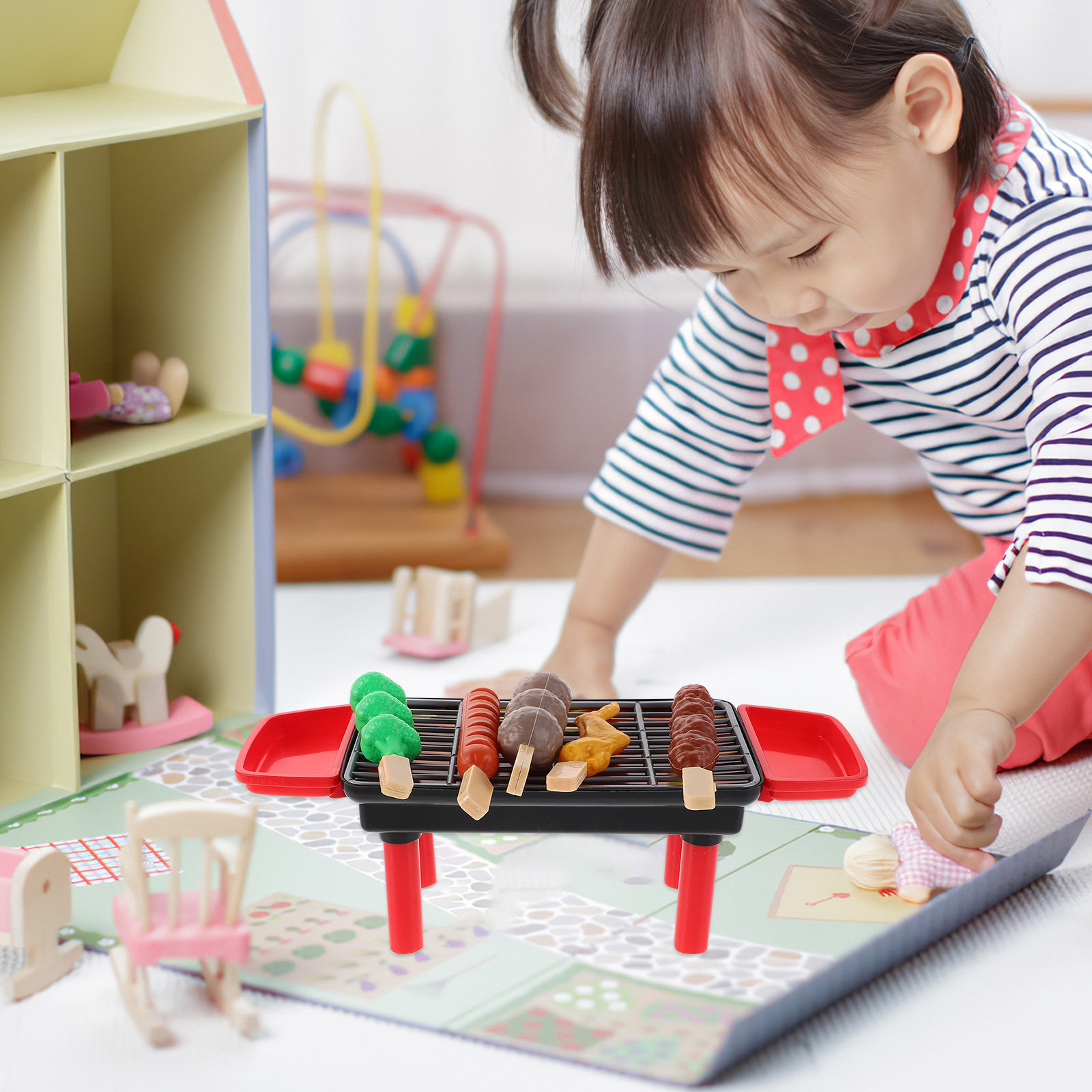 20Pcs Kids Pretend Play Bbq Gr - Kids Outdoor Grill Set recensione e prezzo