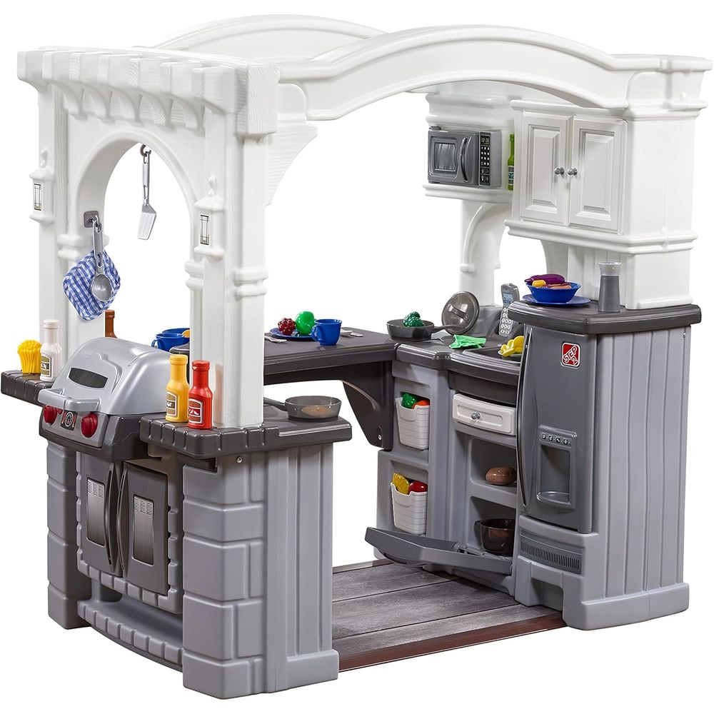 Step2 Grand Walk-in Kitchen &  - Kids Outdoor Grill Set recensione e prezzo