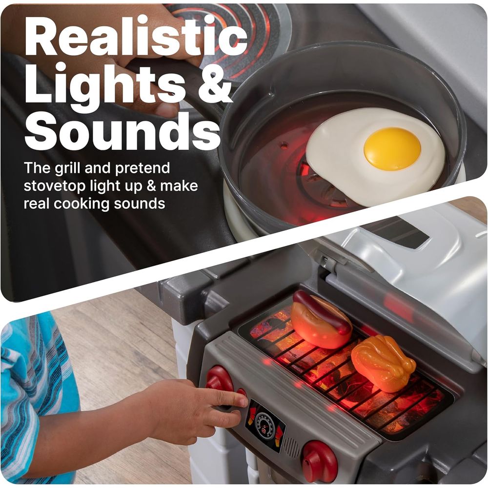 Step2 Grand Walk-in Kitchen &  - Kids Outdoor Grill Set recensione e prezzo