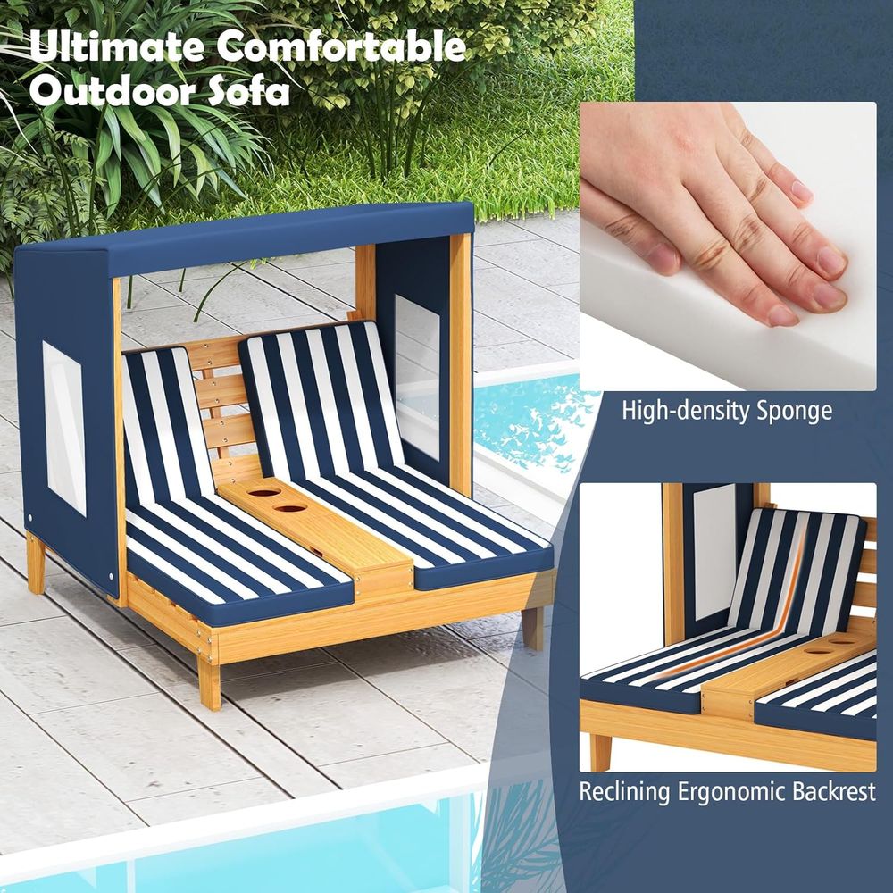 Kids Chaise Lounge Chair Outdo - Kids Outdoor Loungers recensione e prezzo