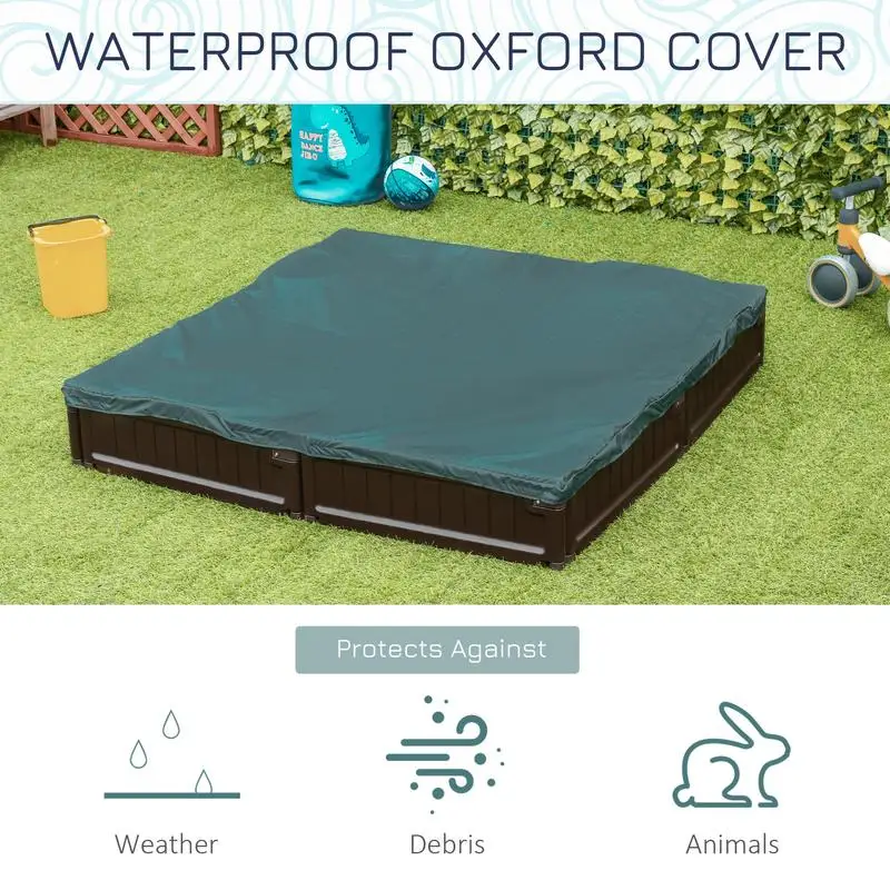 Outsunny Kids Outdoor Sandbox  - Kids Outdoor Garden recensione e prezzo