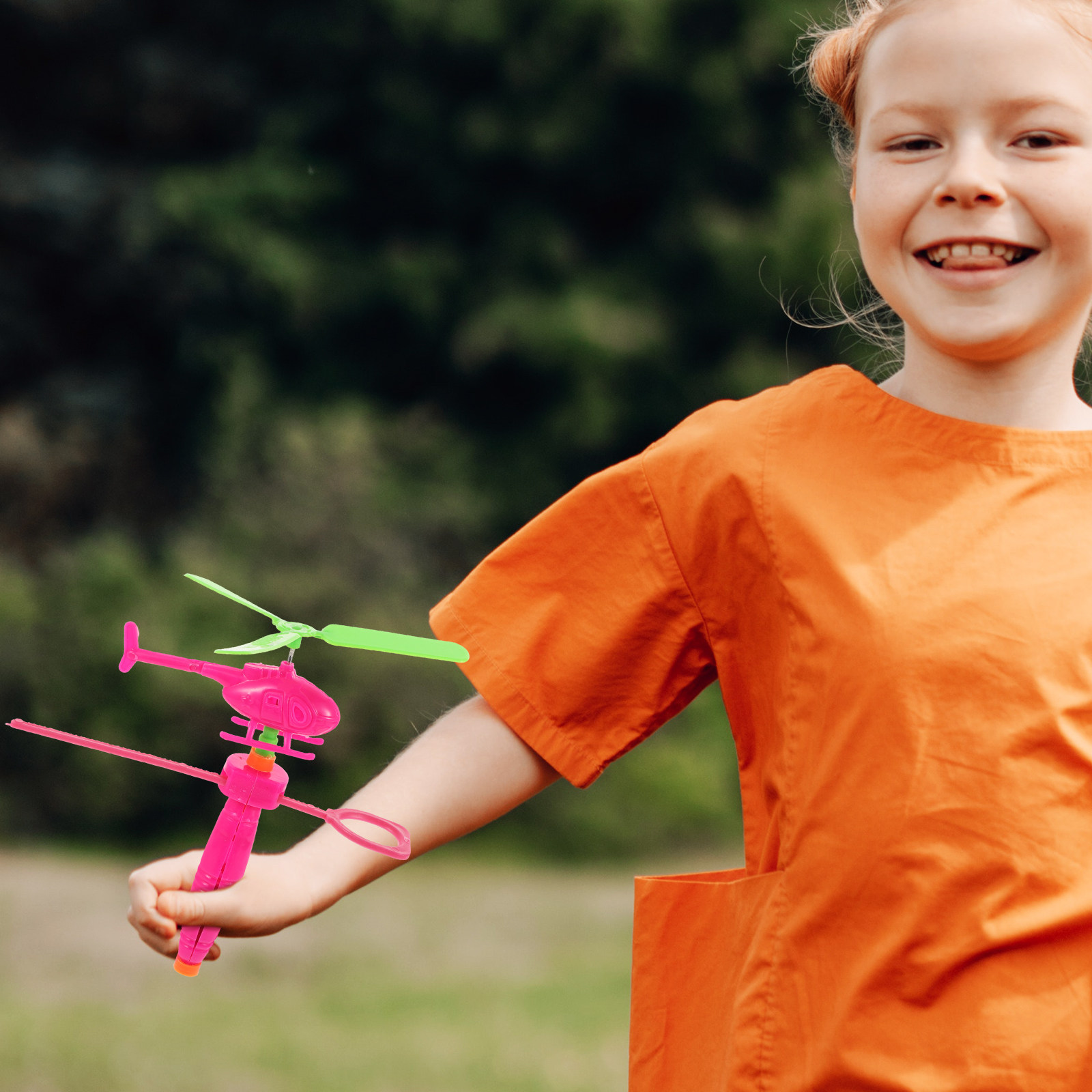 6Pcs Pull Gear Flying Helicopt - Kids Outdoor Gear recensione e prezzo