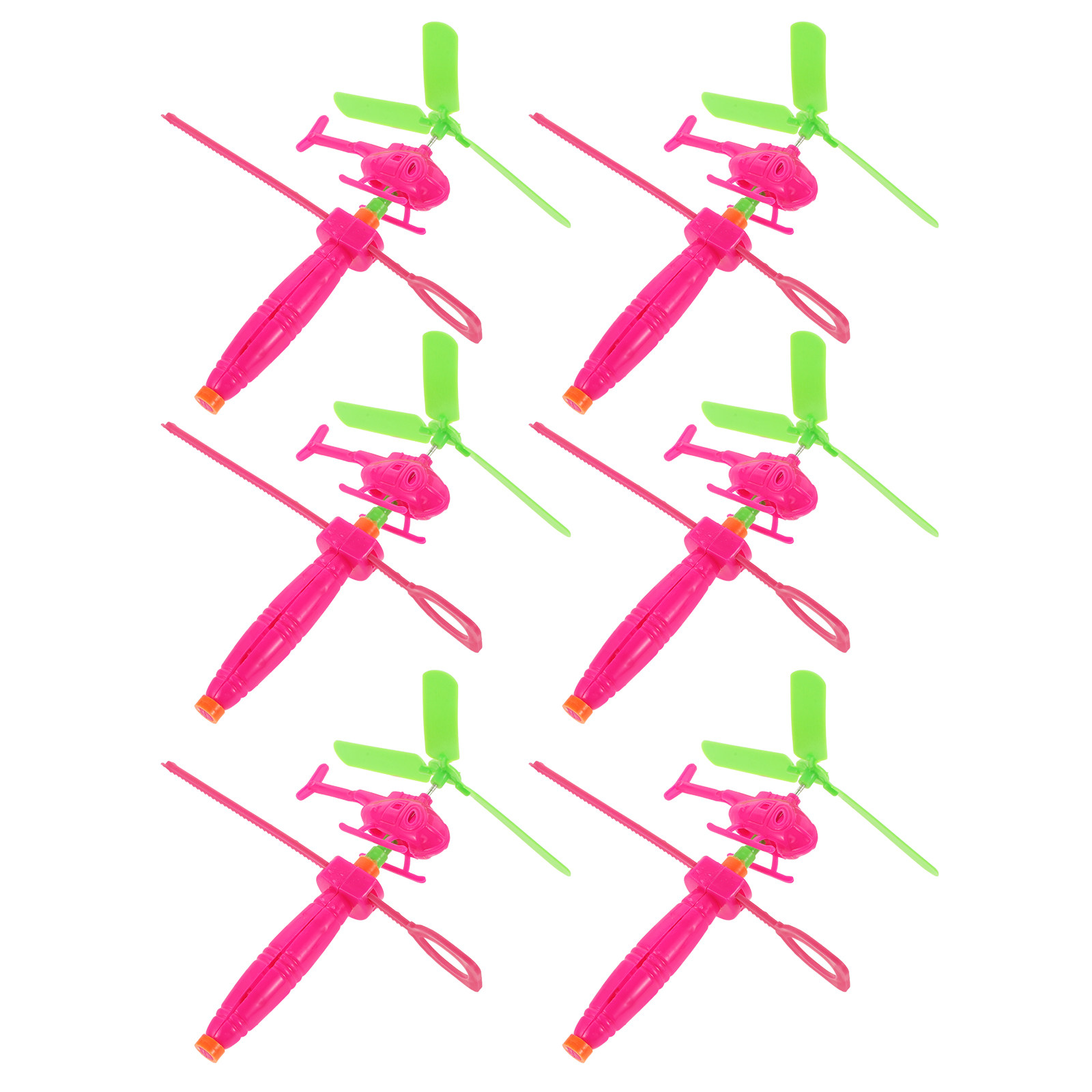 6Pcs Pull Gear Flying Helicopt - Kids Outdoor Gear recensione e prezzo