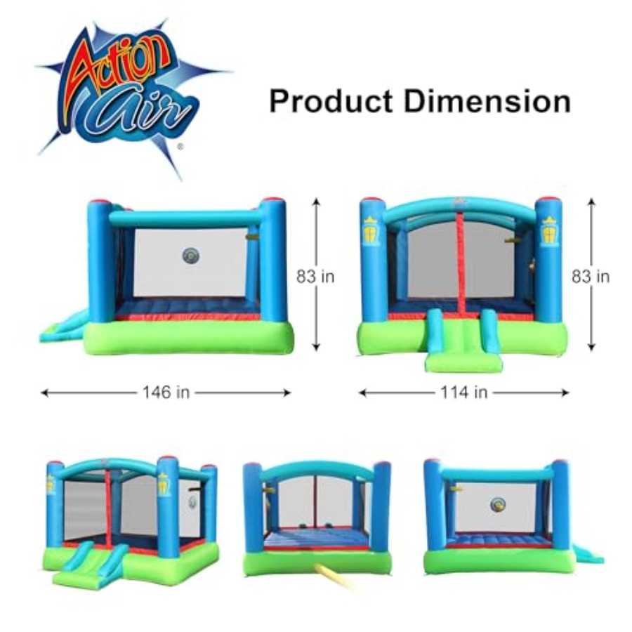 Bounce House, Outdoor Inflatab - Kids Outdoor Jump House recensione e prezzo