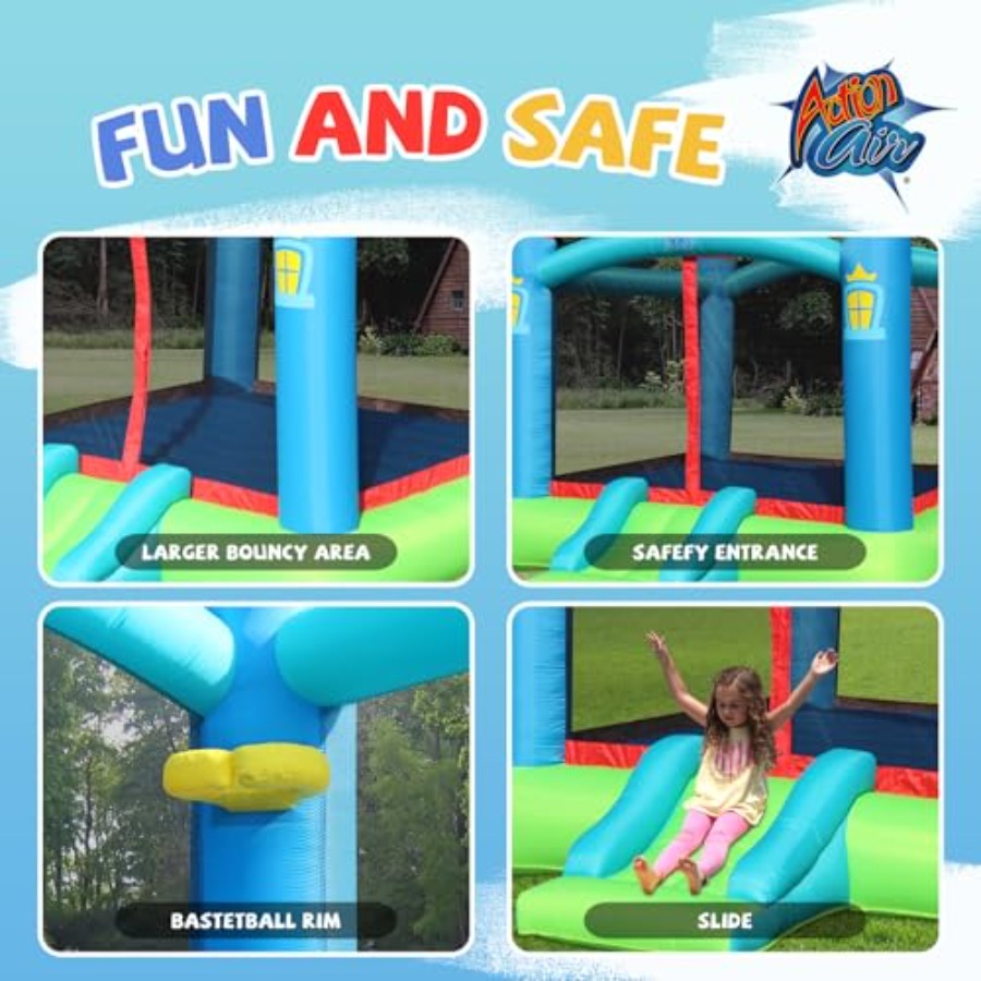Bounce House, Outdoor Inflatab - Kids Outdoor Jump House recensione e prezzo