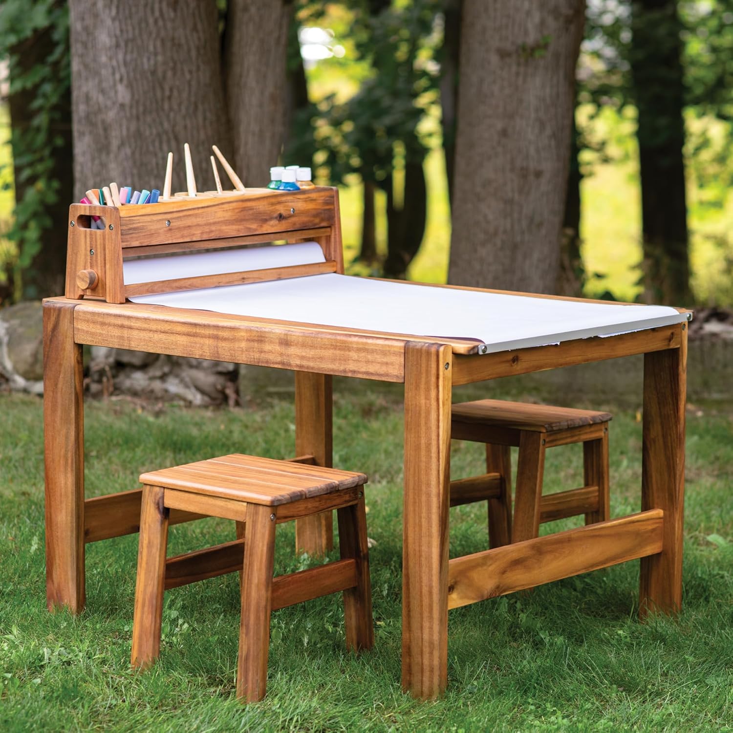 Acadia Outdoor Art Table and S - Kids Outdoor Chair And Table recensione e prezzo