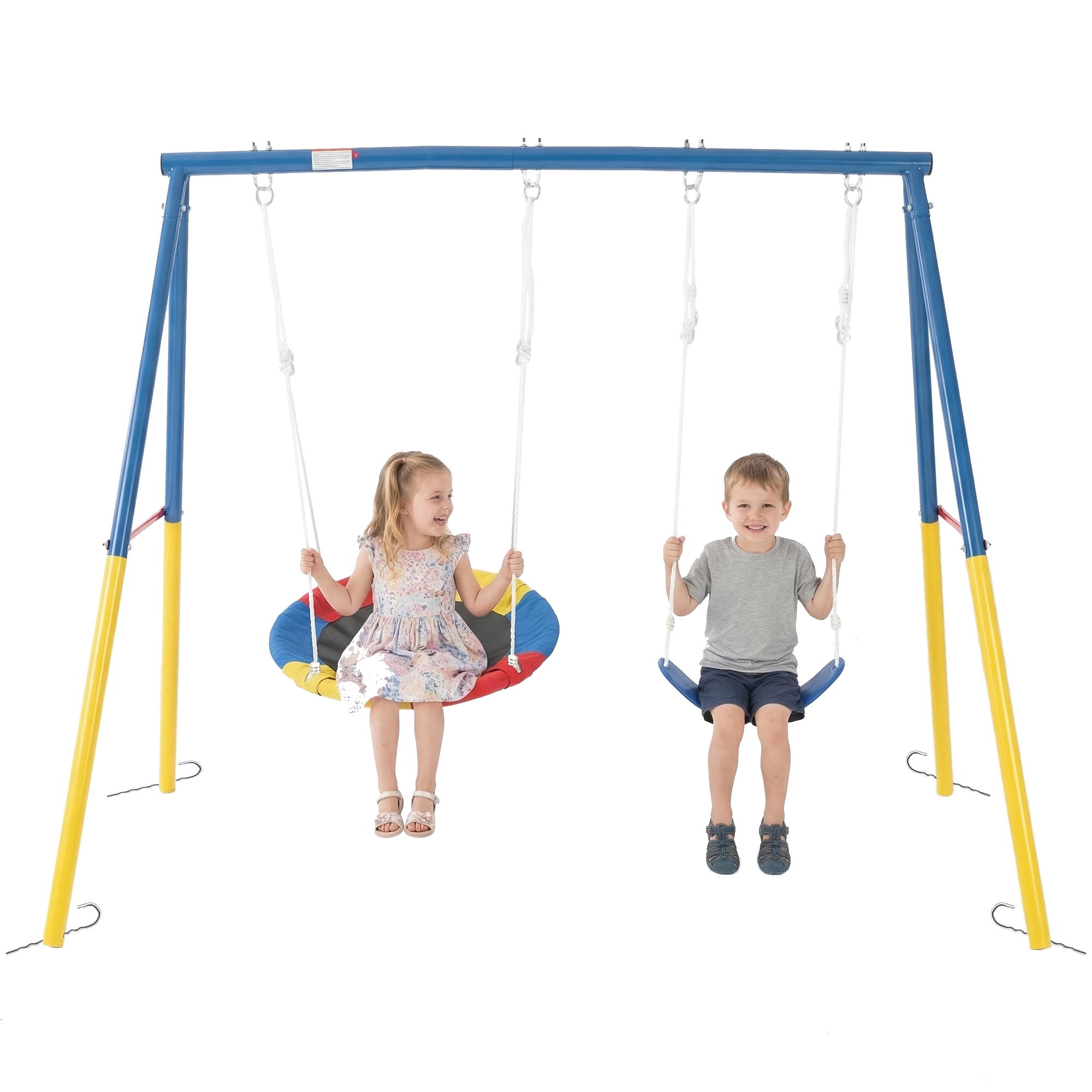 Outdoor Swing Set with Backyar - Kids Outdoor Swing recensione e prezzo